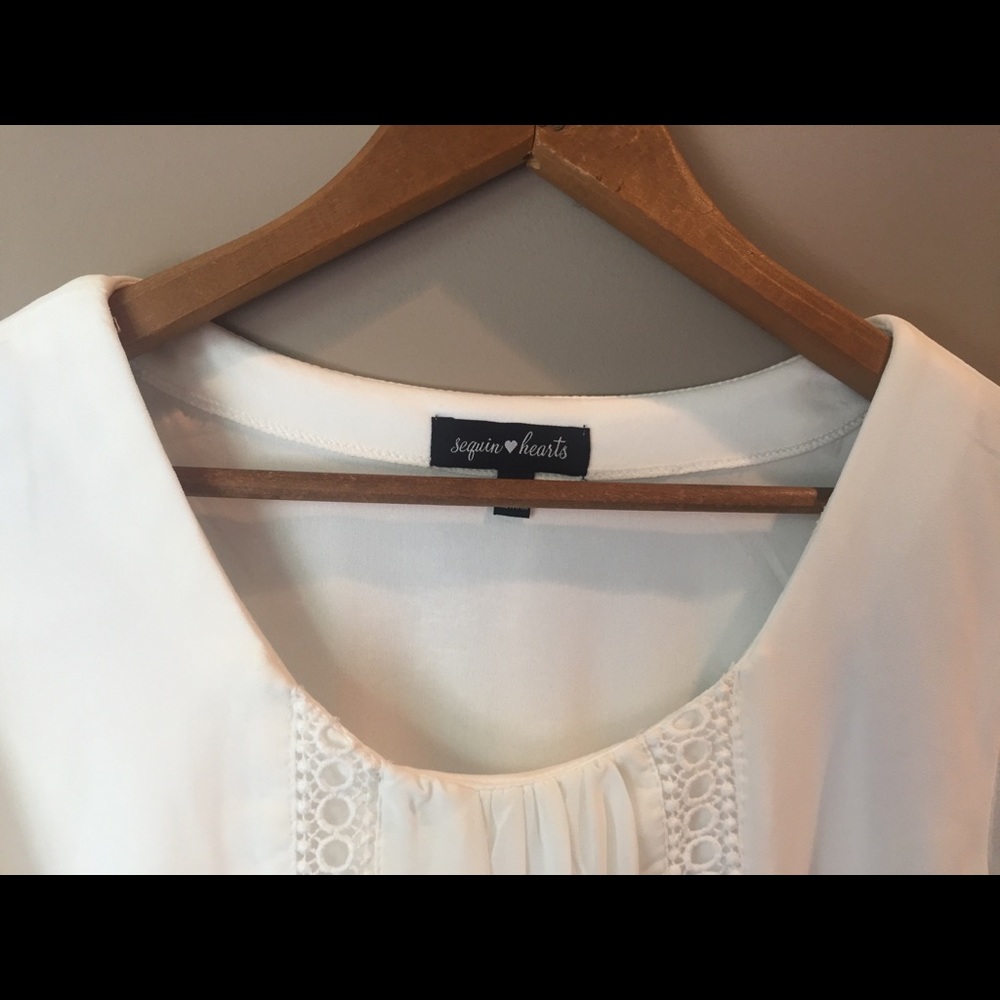 Sequine Heart Boho Dress Brand Sz M - Picture 5 of 11